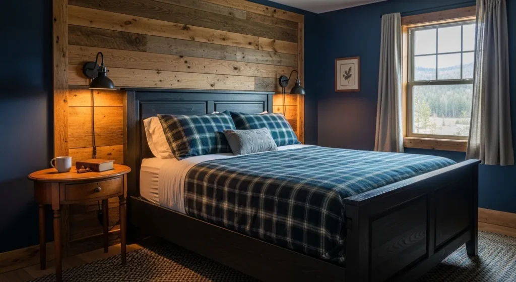 Rustic Navy and Wood