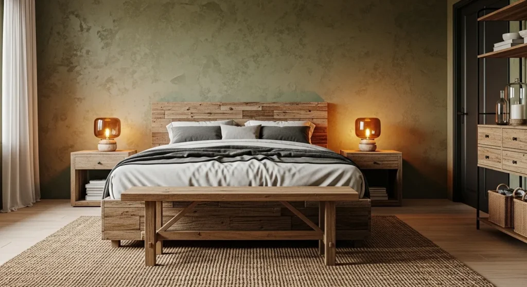 Rustic Wood and Earthy Tones