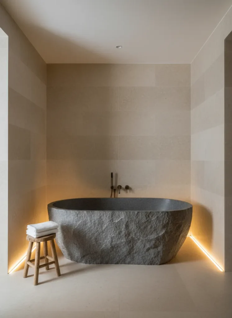 Sculptural Stone Bathtubs