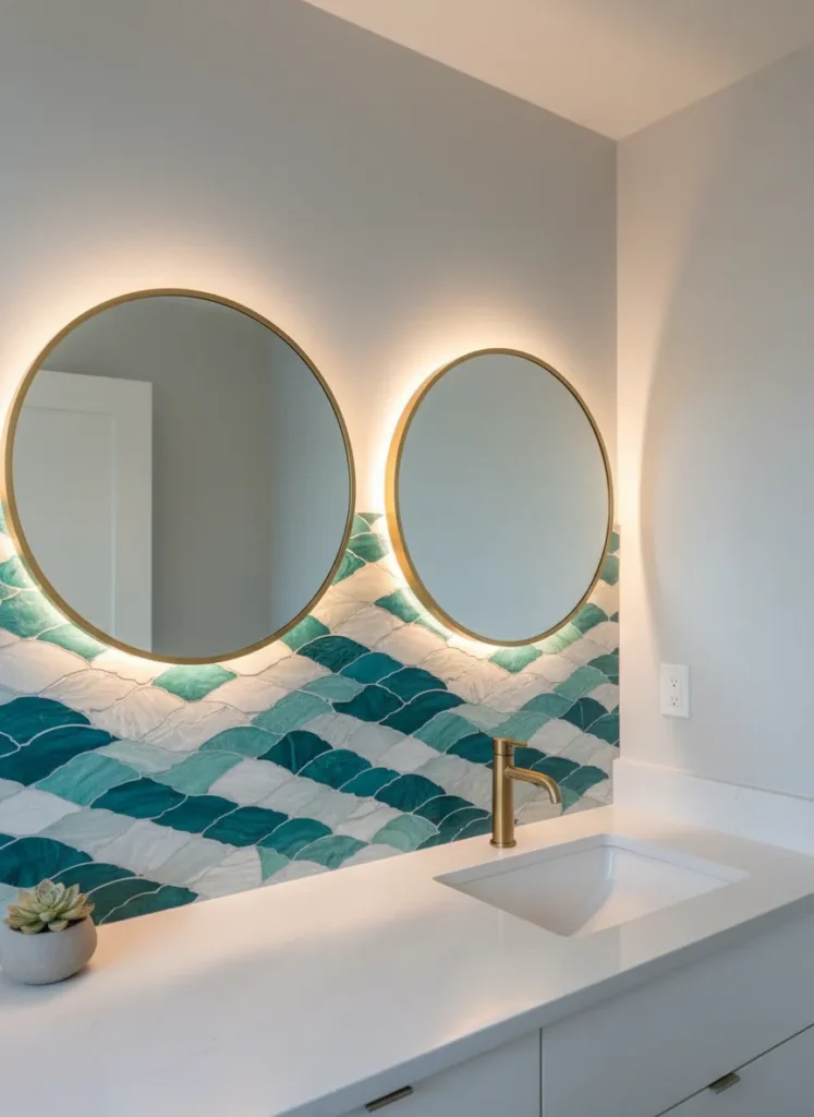 Sea Glass Mosaic Tiles