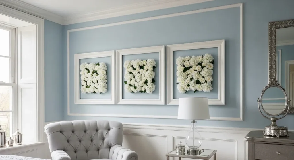 Shadow Boxes with Silk Flowers