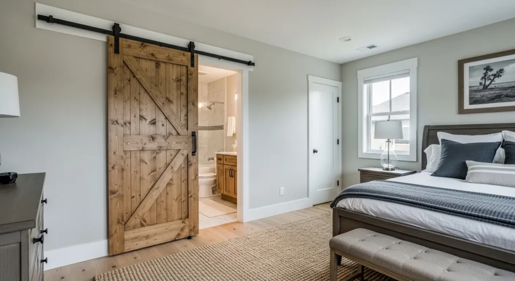 Sliding Barn Door for En Suites