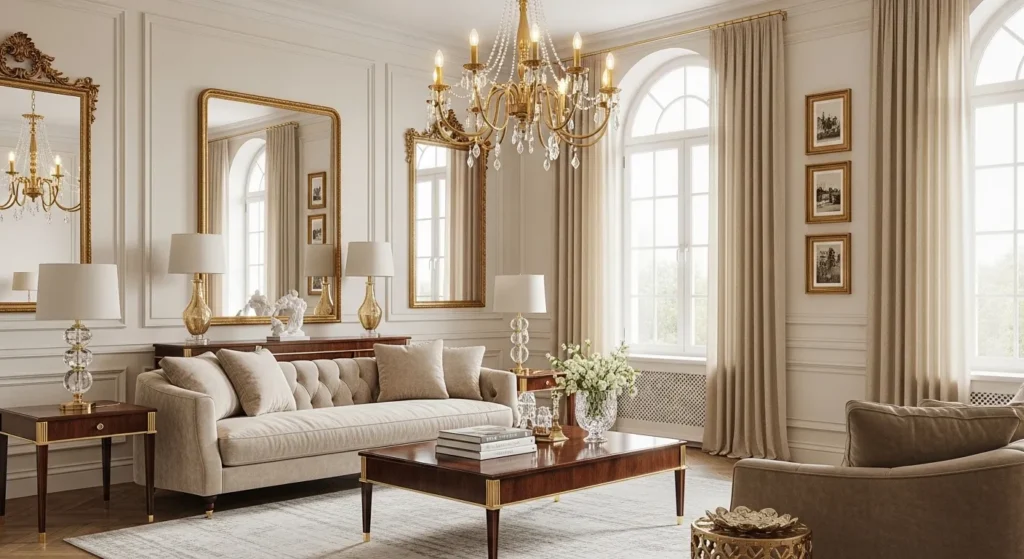 Soft Glamour with Gold Finishes