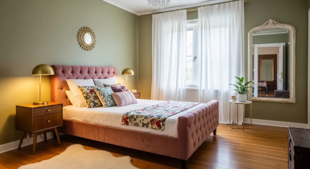 Soft Olive and Blush Pink Harmony