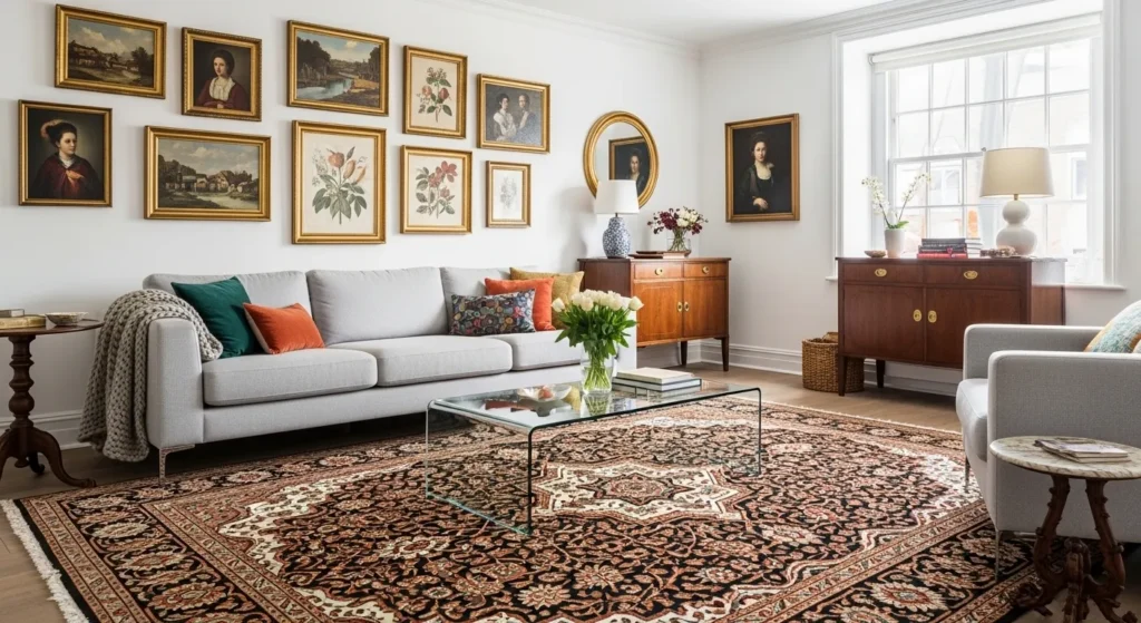 Statement Brown Rug