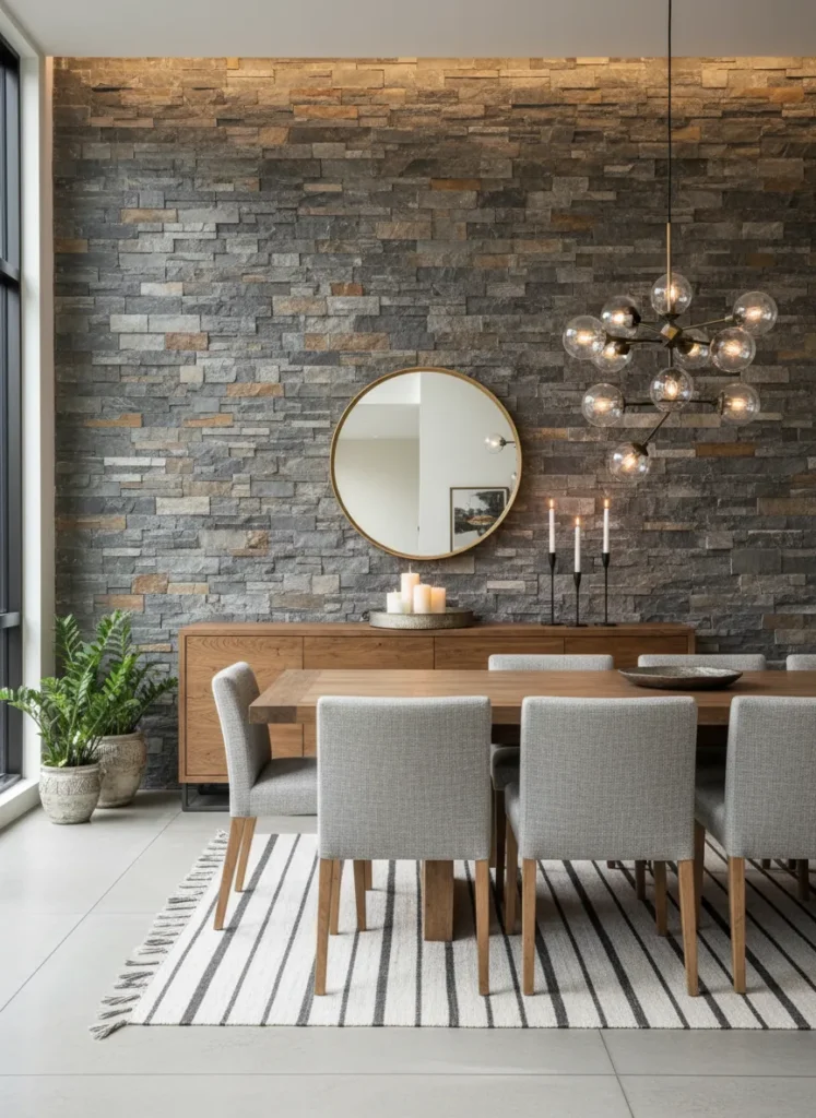 Stone Wall Feature