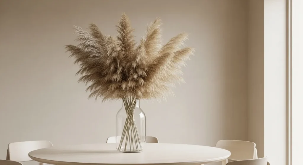 Style with Dried Pampas Grass