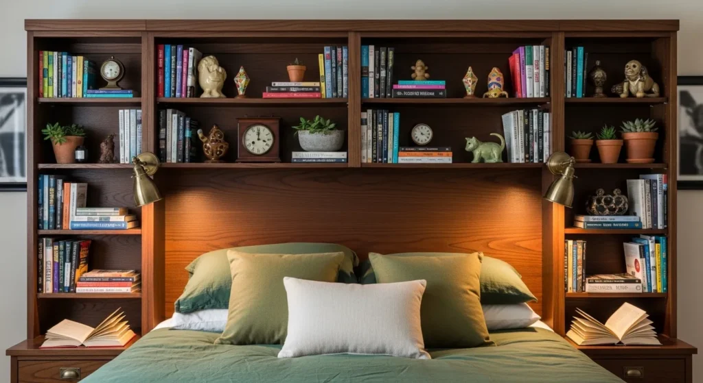Surround the Bed with Bookshelves