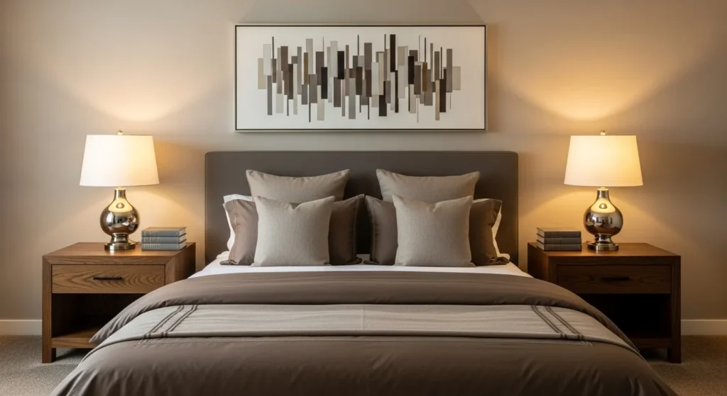 Symmetrical Nightstand Styling