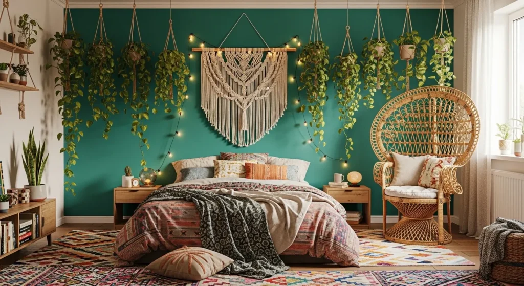 Teal Green Boho Vibes