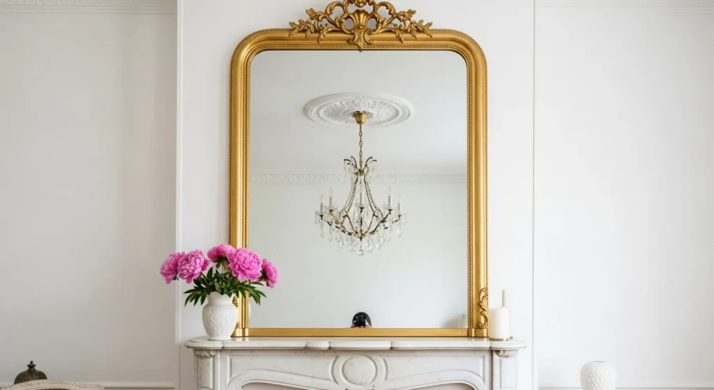 The Oversized Gilded Mirror