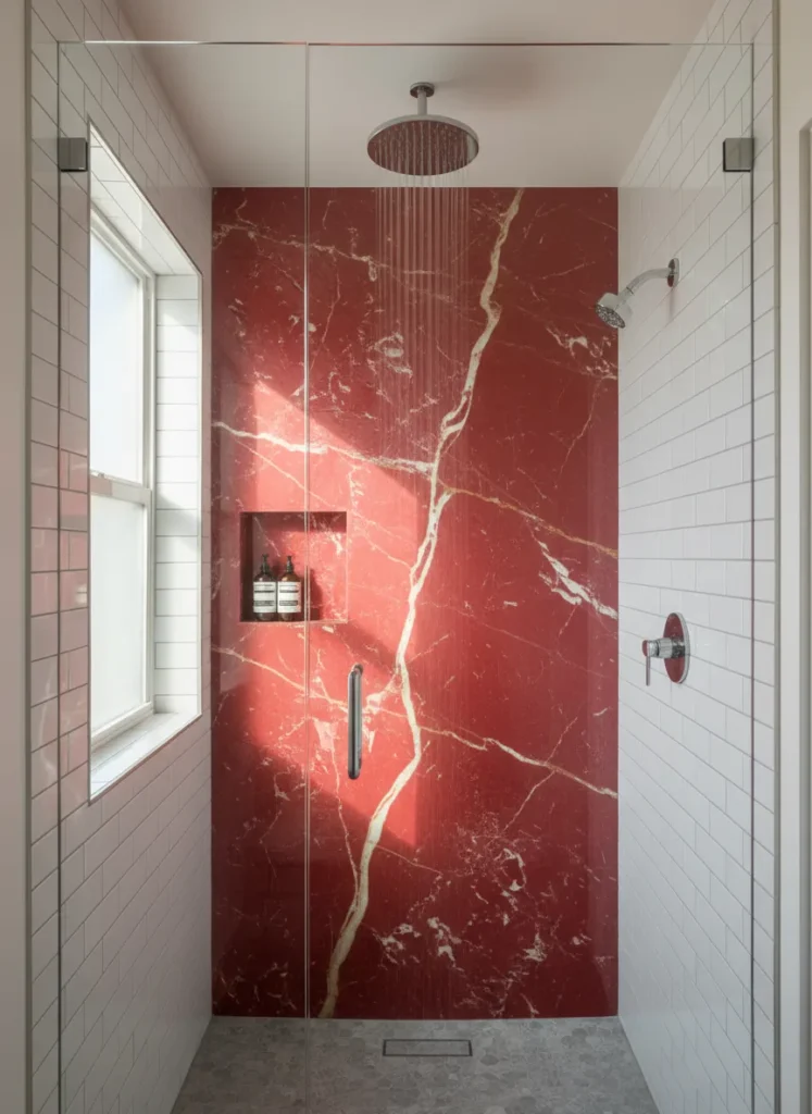 The Statement Shower Wall