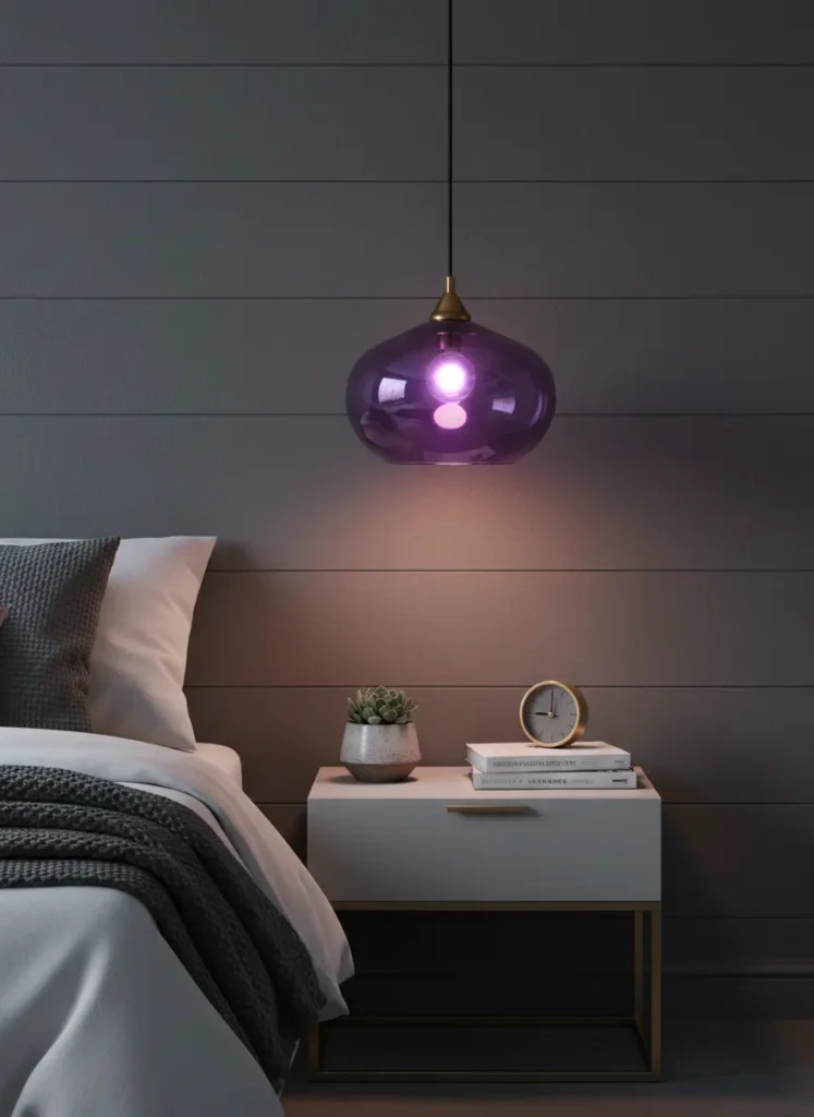 Tinted Glass Lighting Fixtures