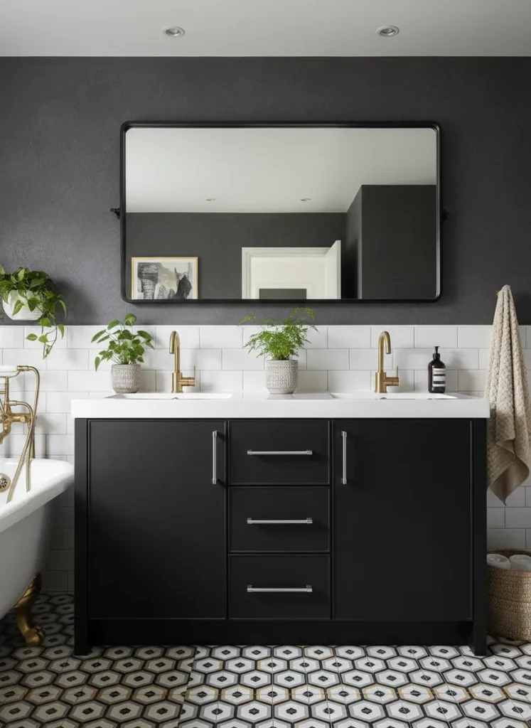 Tri-Metal Mix Black, Gold, and Silver