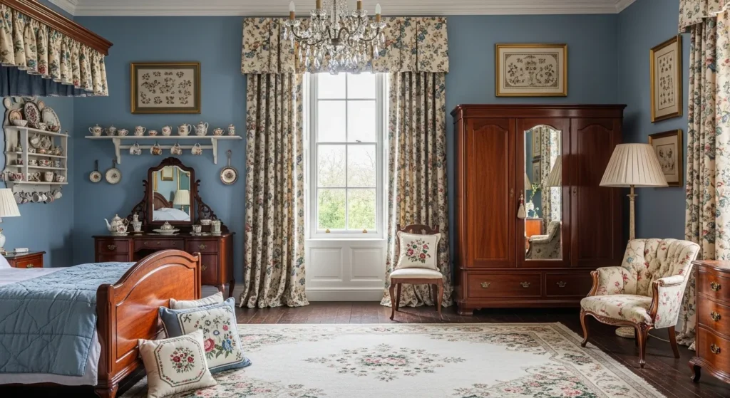 Use Floor-to-Ceiling Patterned Curtains