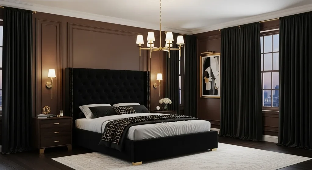 Velvet Luxury in Chocolate and Jet