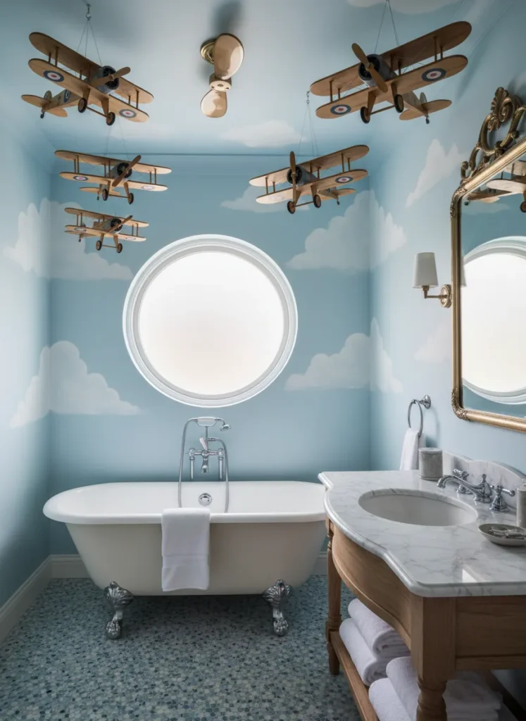 Vintage Airplane Decor