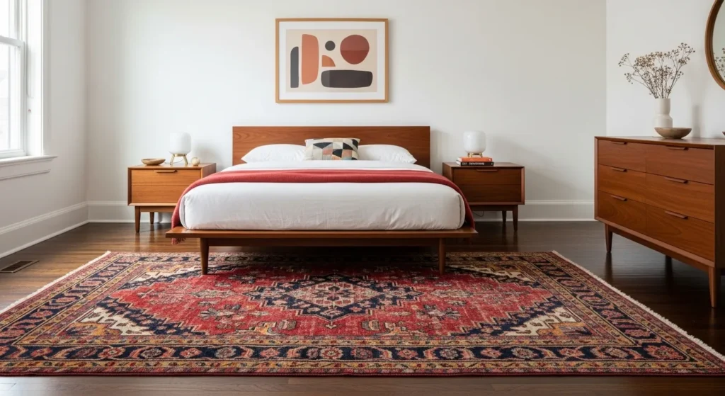 Vintage Persian Rug Anchor