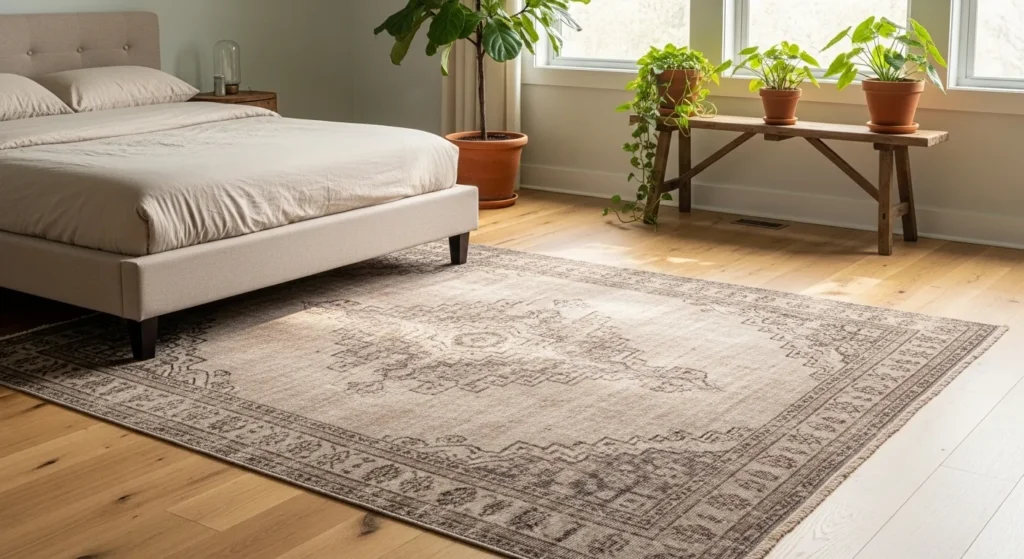 Vintage Rugs Over Carpet or Wood