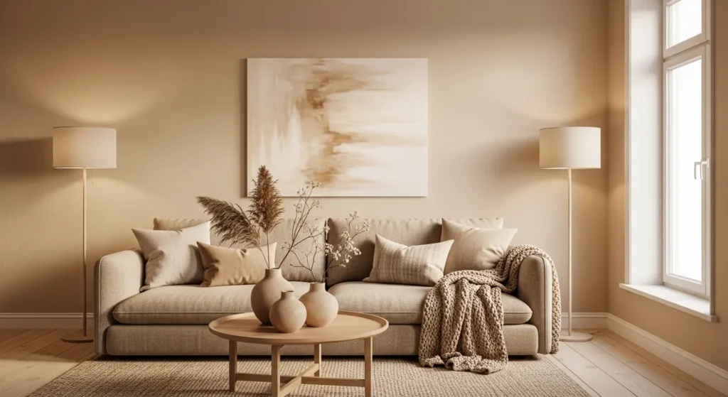 Warm Beige Monochrome Palette