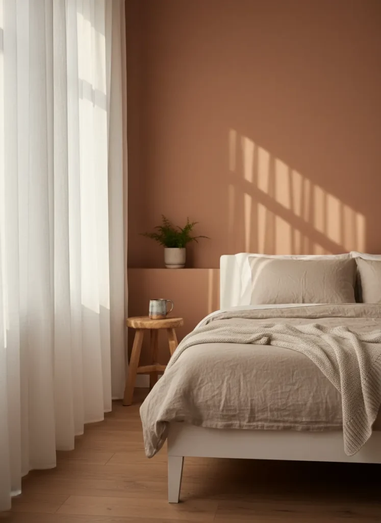 Warm Terracotta Walls