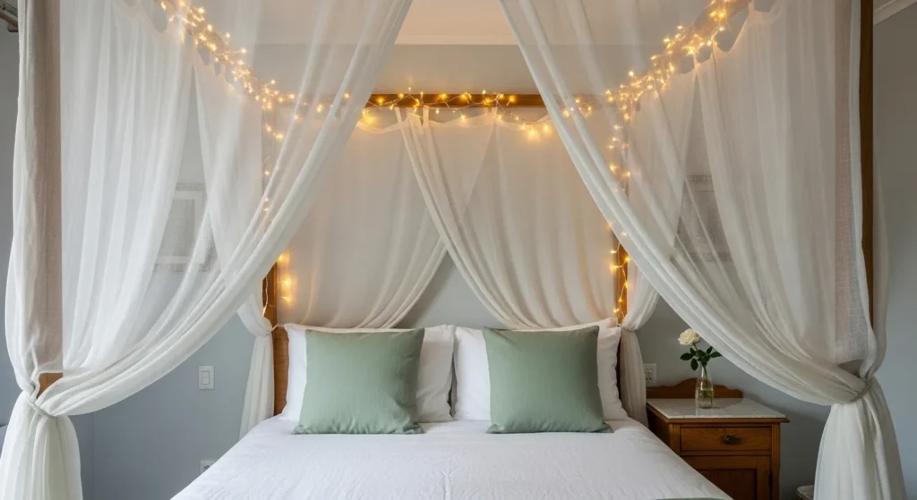 Whimsical Sheer Canopy Drapes