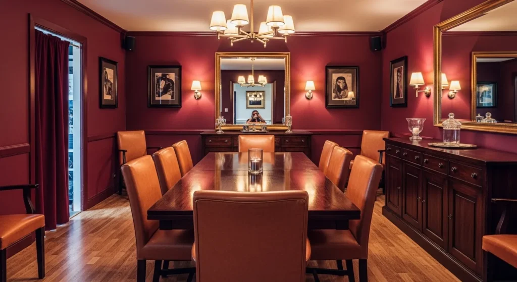 Wine Red and Leather