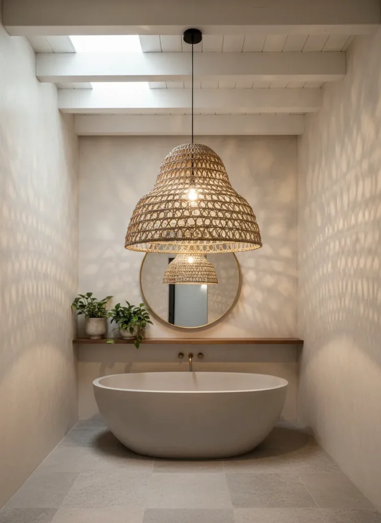 Woven Basket Light Fixtures