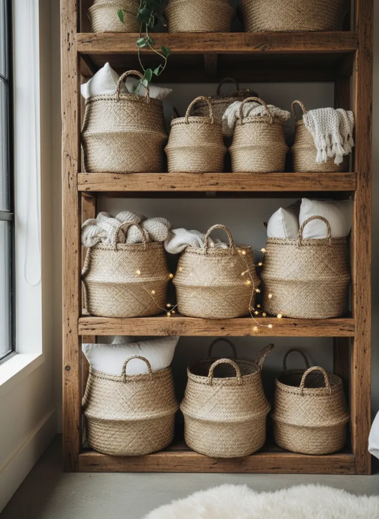 Woven Basket Storage