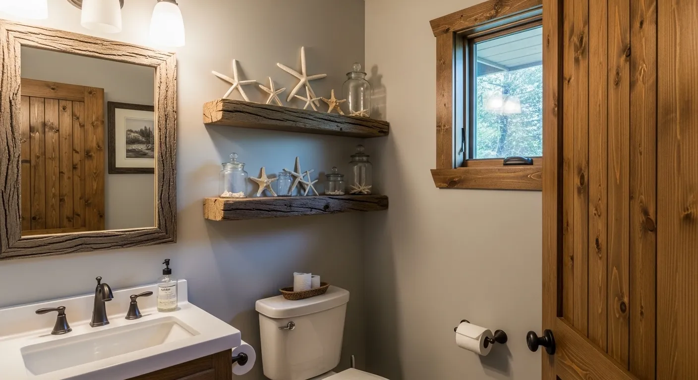 coastal powder room ideas