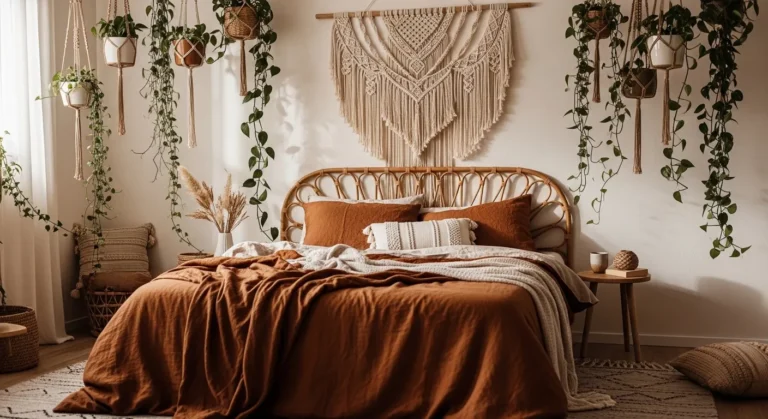 orange bedroom ideas