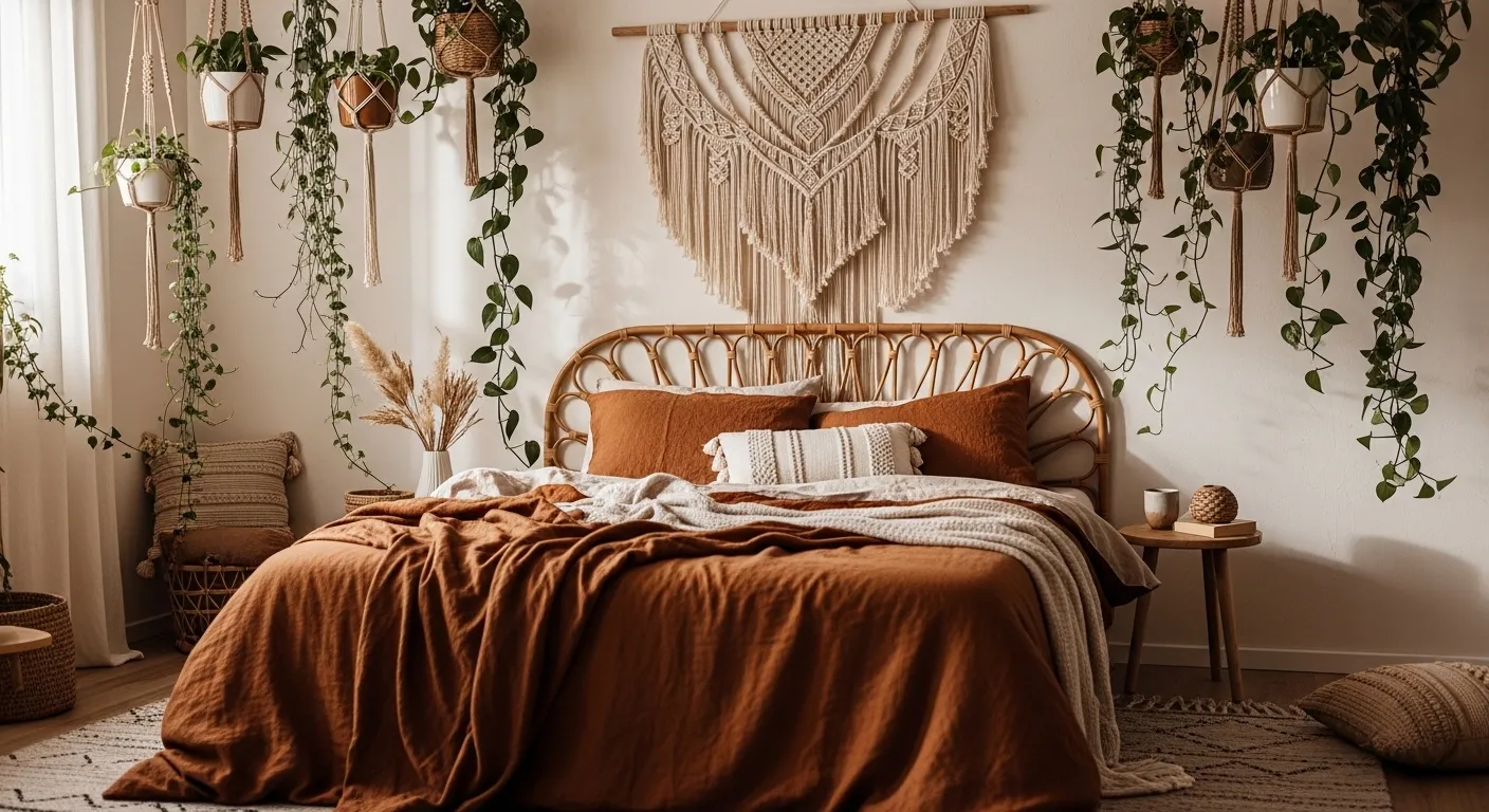 orange bedroom ideas
