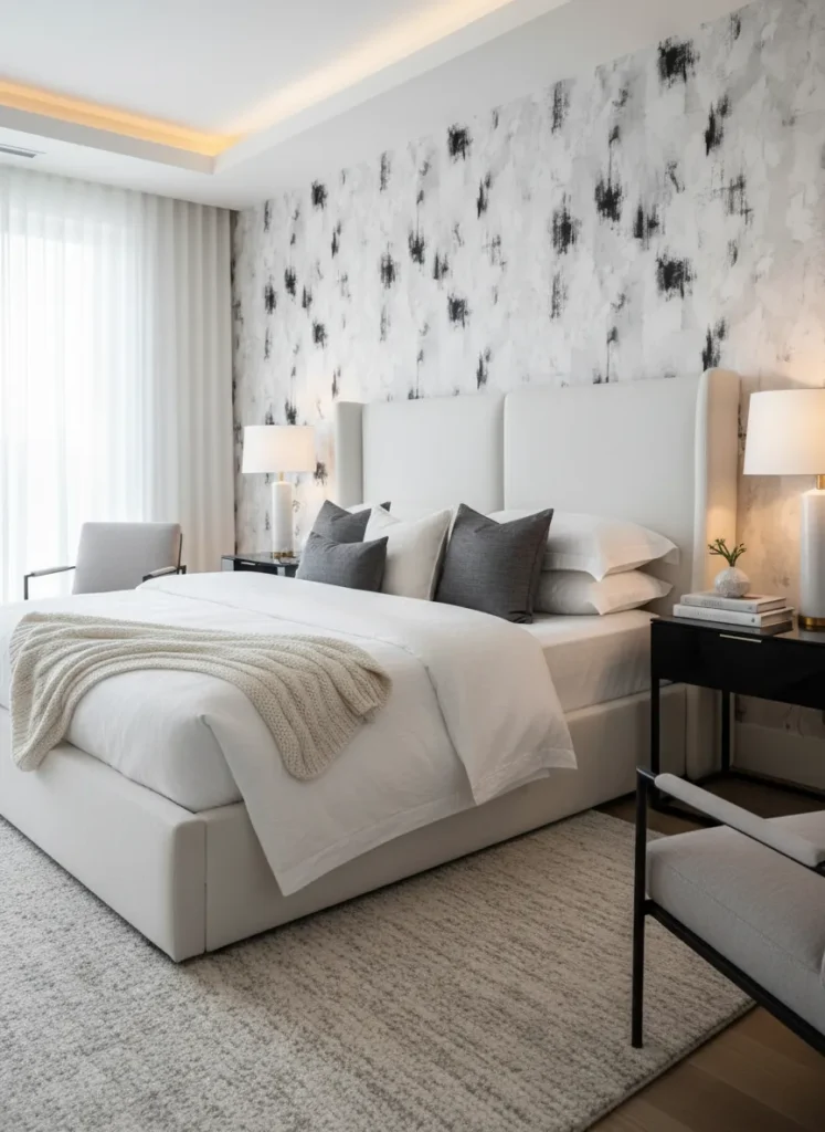 Abstract Black and White Wallpaper