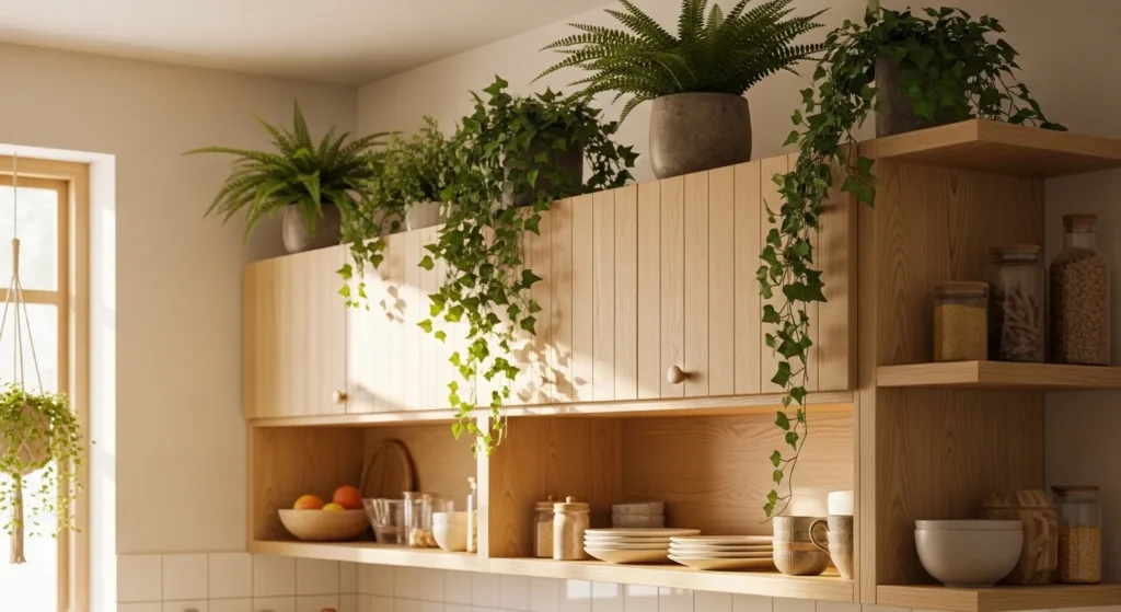 Add Faux Greenery and Vines