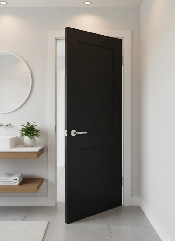 Black Interior Door