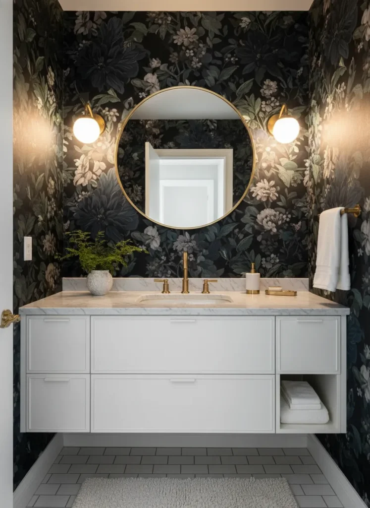 Bold Floral Wallpaper