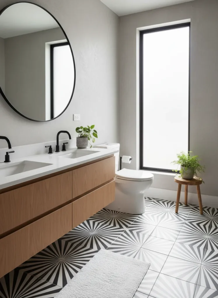 Bold Geometric Floor Tiles
