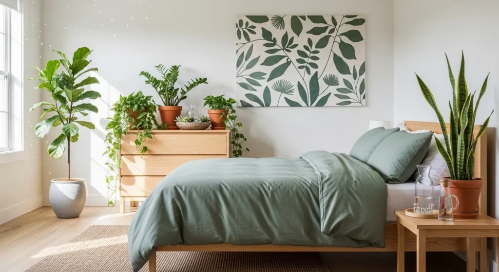 Bring in Earthy Green Tones