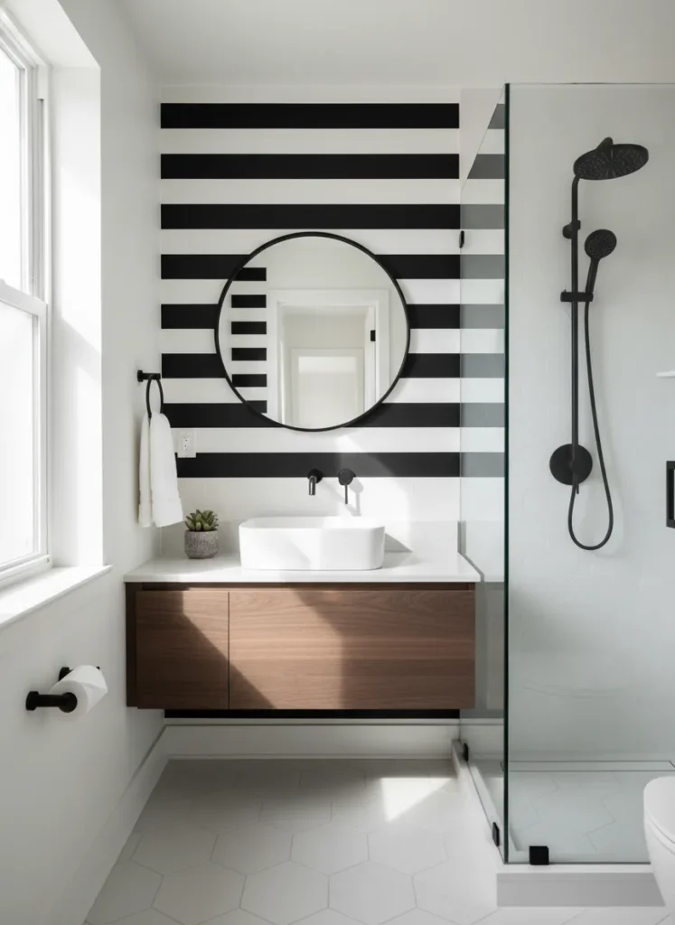 Classic Black and White Stripes