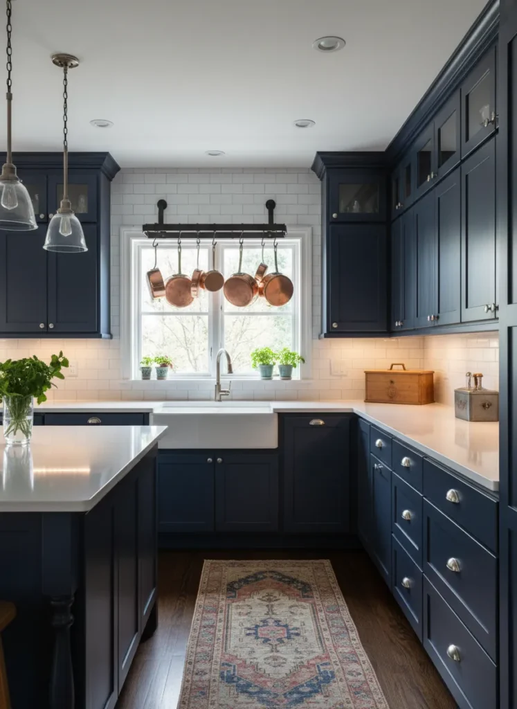 Classic Navy Blue Shaker