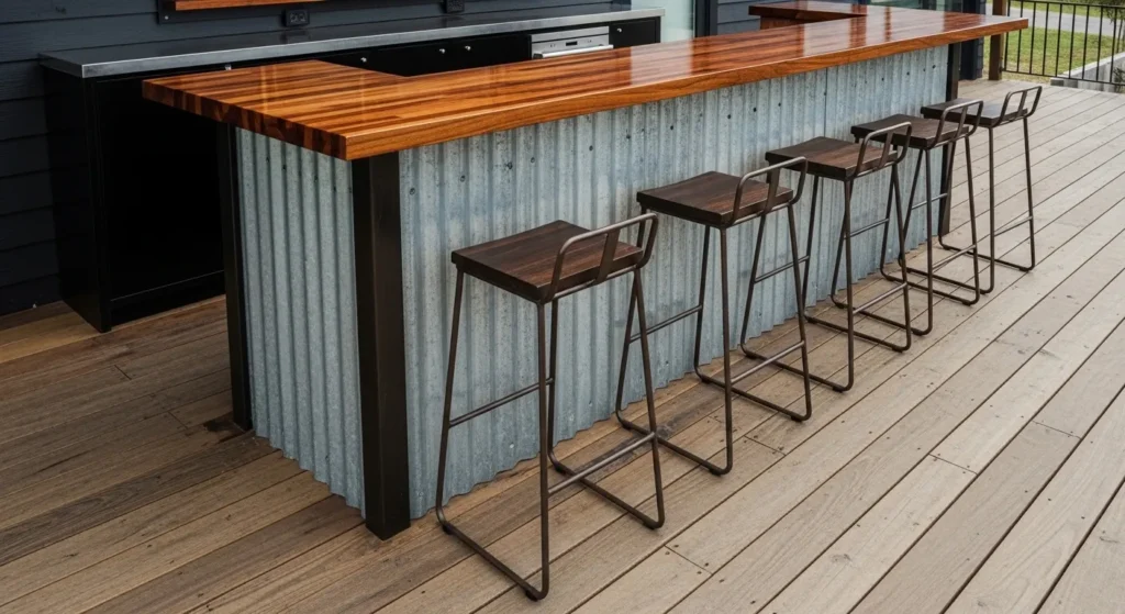 Corrugated Metal Bar