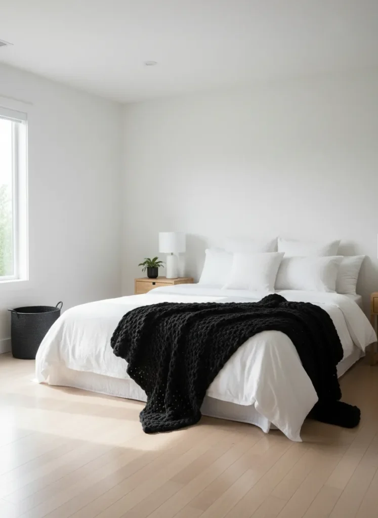 Cozy Black Throw Blankets