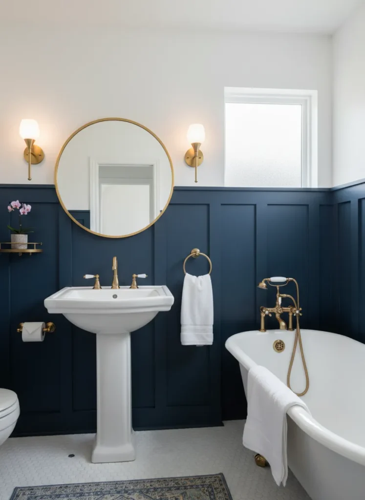 Dark Navy Board and Batten