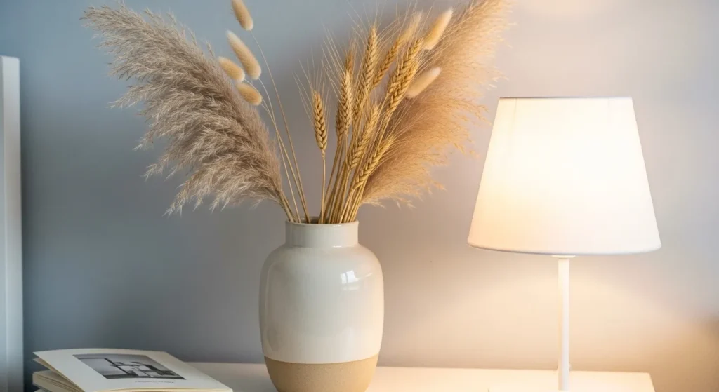 Decorate with Dried Flower Arrangements