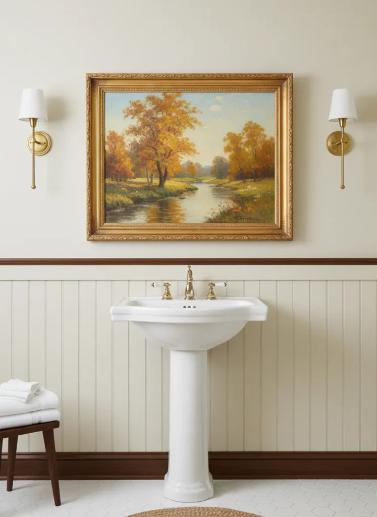 Display Vintage Landscape Art