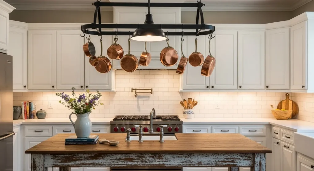 Displaying Copper Cookware