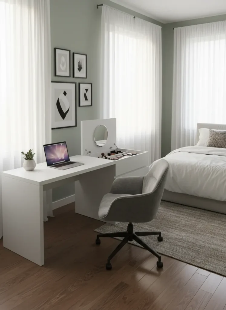 Dual Purpose Desk Vanity