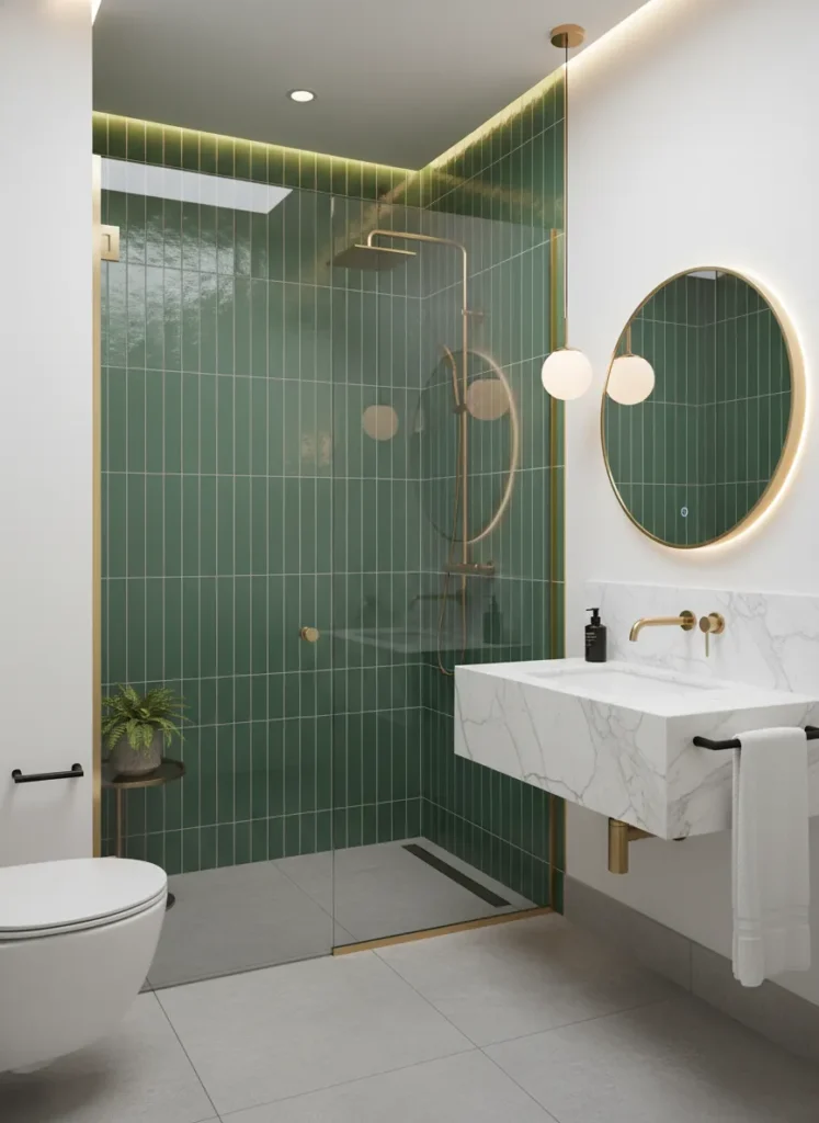 Emerald Green Subway Tile