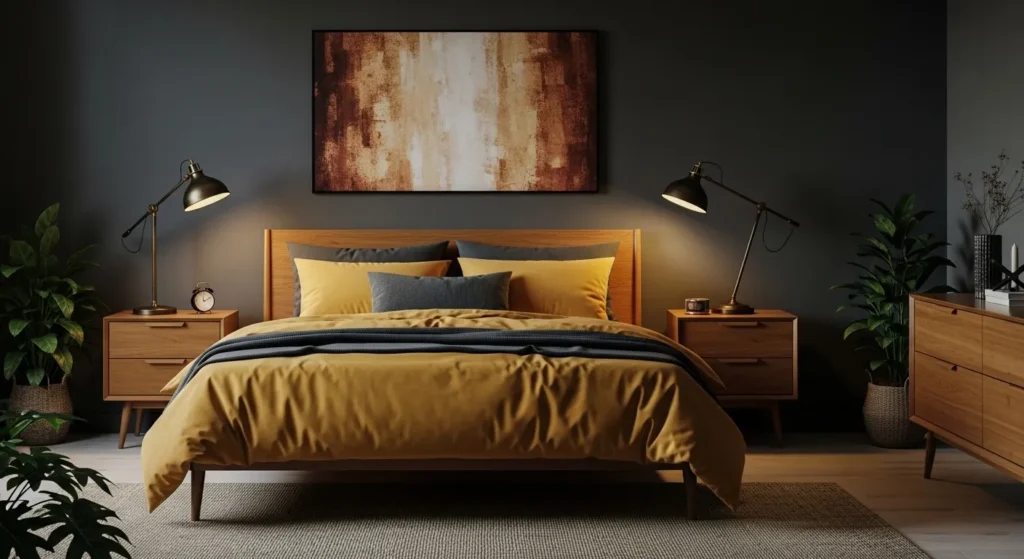 Experiment with Dark Moody Walls