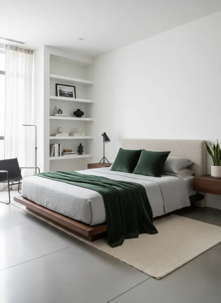 Forest Green Throw Pillows